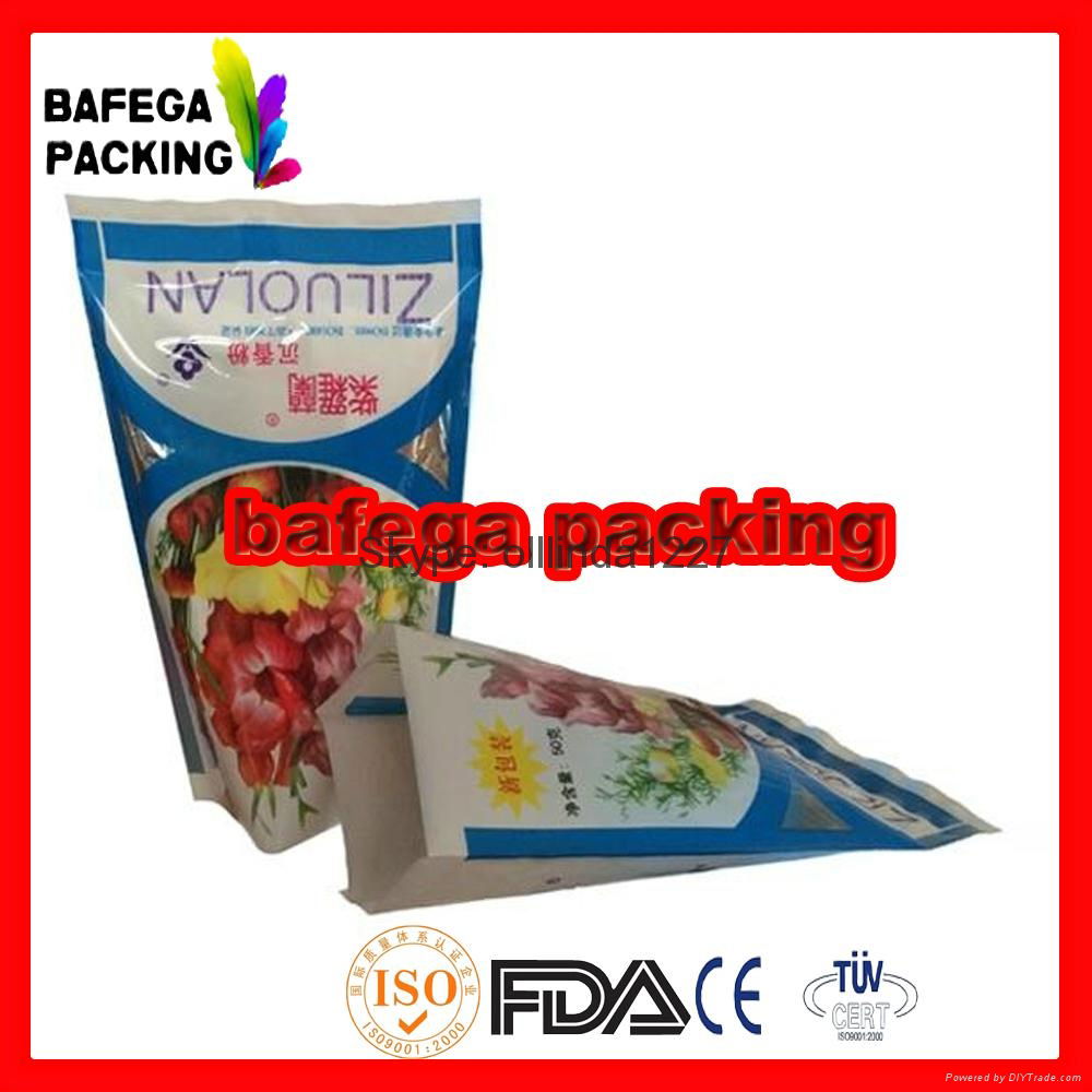 Food packaging aluminum foil plastic bags resealable aluminum foil packaging bag 4