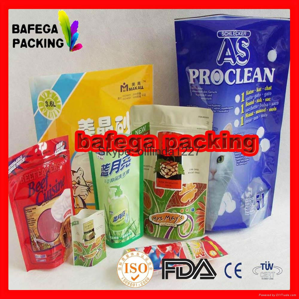 Food packaging aluminum foil plastic bags resealable aluminum foil packaging bag 5