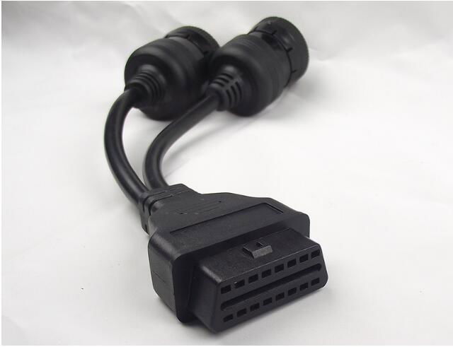  OBD2 Interface truck Y-cable OBD2 16Pin Female to Female 6pin SAE J1939 and SAE 2