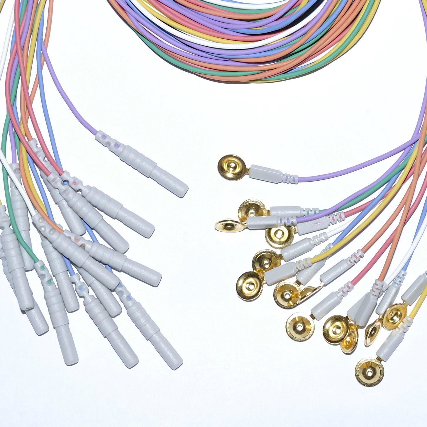 Coated gold cup EEG Electrodes