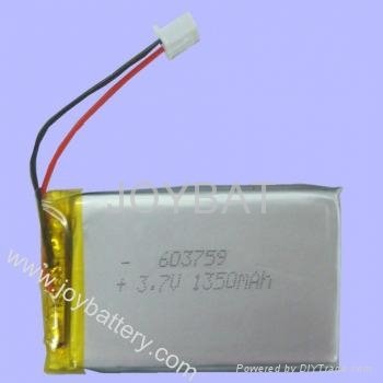 3.7V 1350mAh Polymer Li ion Battery