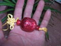 Flavour red jade bead 1