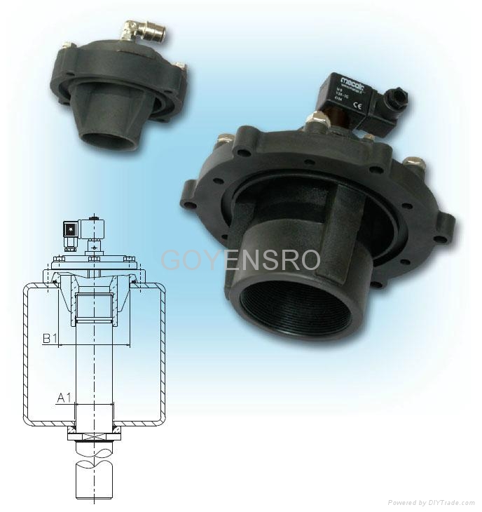 Mecair 400 Series Diaphragm Valves