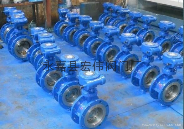 D343H蜗轮传动法兰式硬密封蝶阀