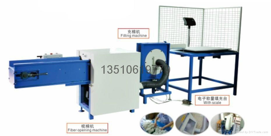 Fiber&nbsp;opening&nbsp;&amp;&nbsp;filling&nbsp;machine 3