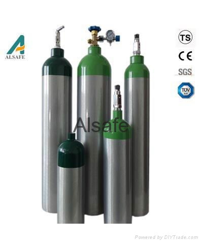 0.5L to 50L Aluminium medical Oxygen tank 2