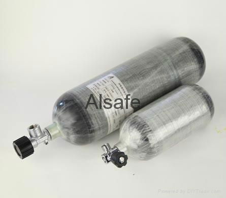 6.8L,9L SCBA carbon fiber composite gas cylinder