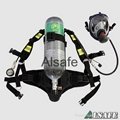 Firefighter SCBA breathing air apparatus 