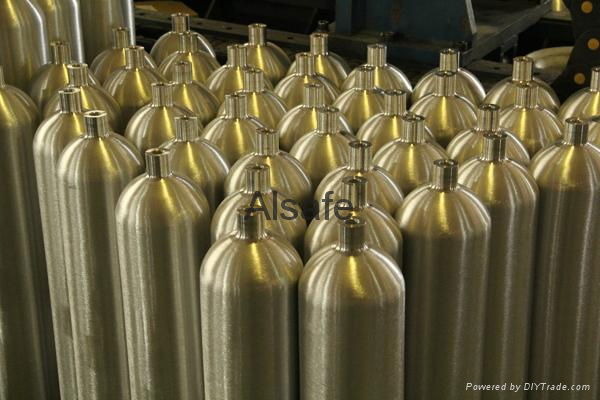 0.5L to 50L Aluminium specialty gas cylinder 2