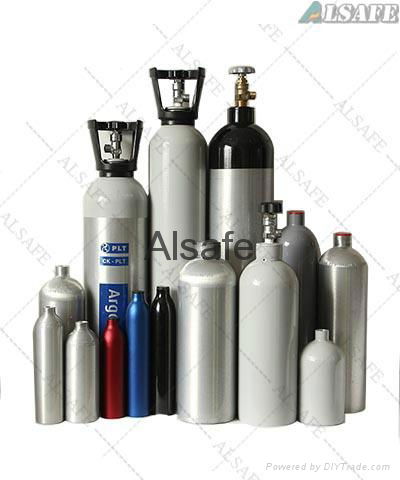 HP Aluminum Nitrogen gas cylinder