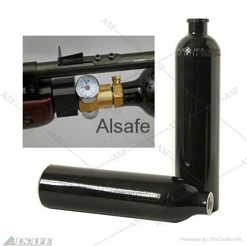 Paintball HPA Aluminum compressed air cylinder