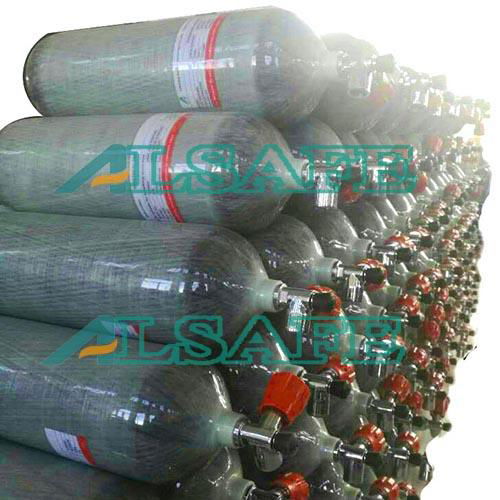 6.8L,9L SCBA carbon fiber composite gas cylinder 3