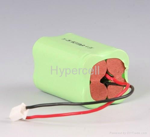 Ni-MH AA 2000mAh 4.8V battery pack 3