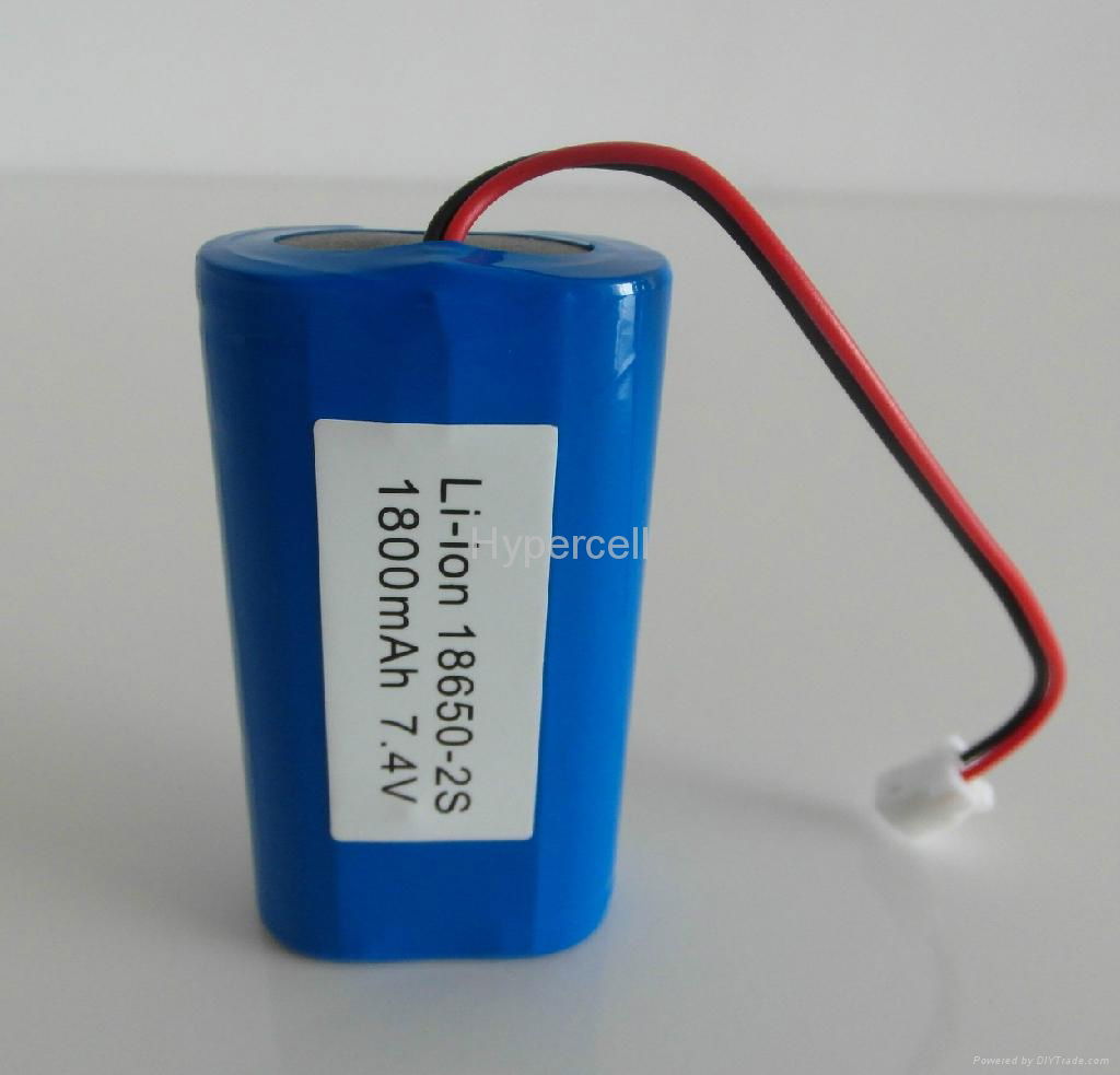 7.4V 18650 battery 2