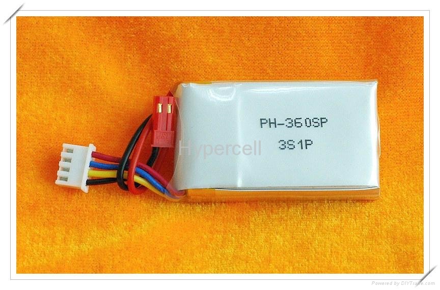 lithium polymer 7.4V battery pack 5