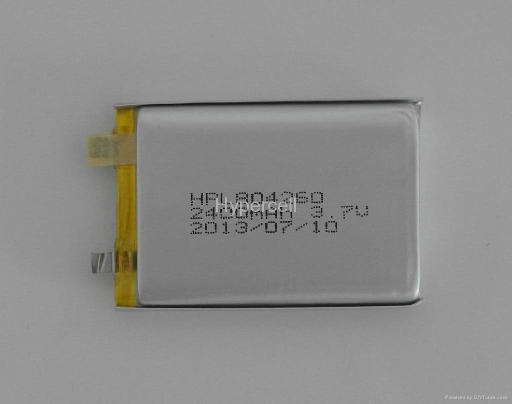 sensor lithium polymer battery 482535 370mAh 3.7V 4