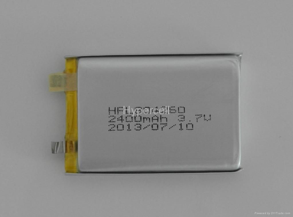 lihtium polymer battery 804260 3.7V 2400mAh 2