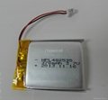 sensor lithium polymer battery 482535 370mAh 3.7V 2
