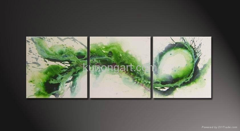 Handmade Modern Abstract Oil Paintings on Canvas 2