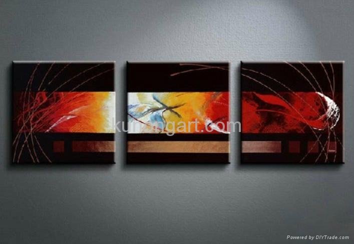 Handmade Modern Abstract Oil Paintings on Canvas 4