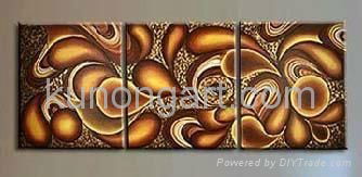 Canvas Art Modern Abstract Oil Paintings with Stretched Frame