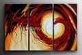 Hand-painted Canvas Art Abstract Decoration Paintings with Stretched Frame