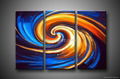Hand-painted Canvas Art Abstract Decoration Paintings with Stretched Frame 3