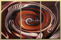 Hand-painted Canvas Art Abstract Decoration Paintings with Stretched Frame 4