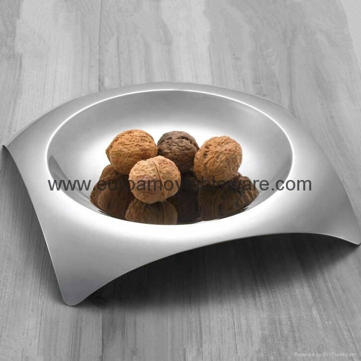 Mirror Fruit Plate with Stainless Steel 304 PT-706 