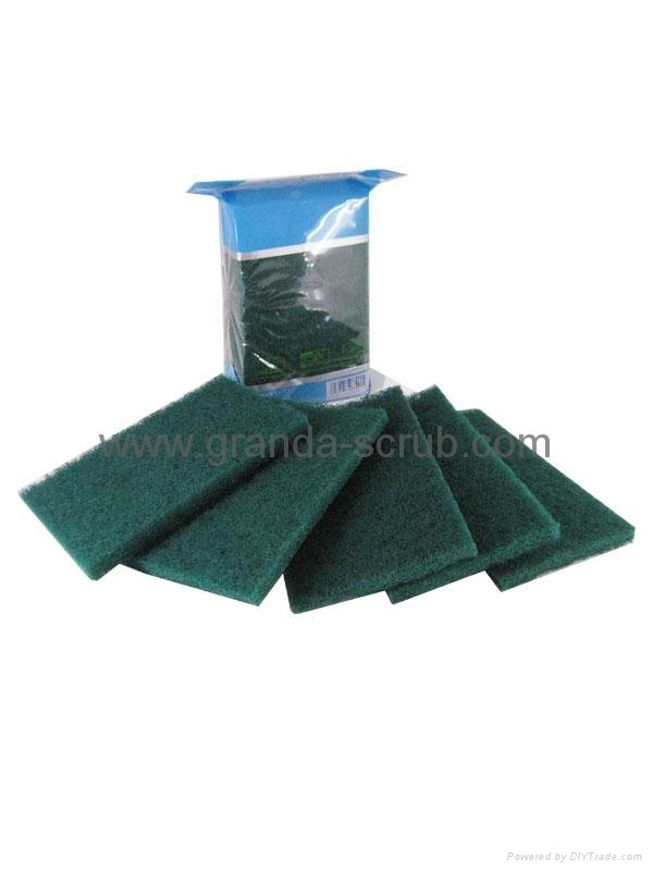5-Pack General Purpose Green Abrasive Scouring Pad