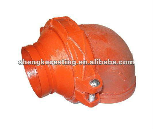 casting grooved pipe fitting pipe coupling 2