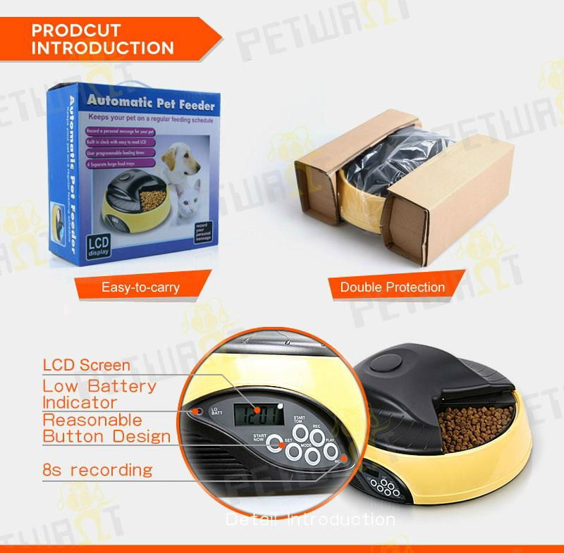 Automatic Pet Feeder With Water Trough 3