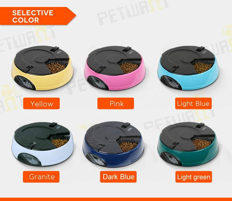 Digtal Pet Feeder With 6 Food Tray 2