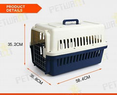 Plastic Pet Kennel Dog Carrier