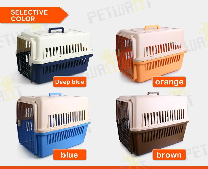 Plastic Pet Kennel Dog Carrier 4