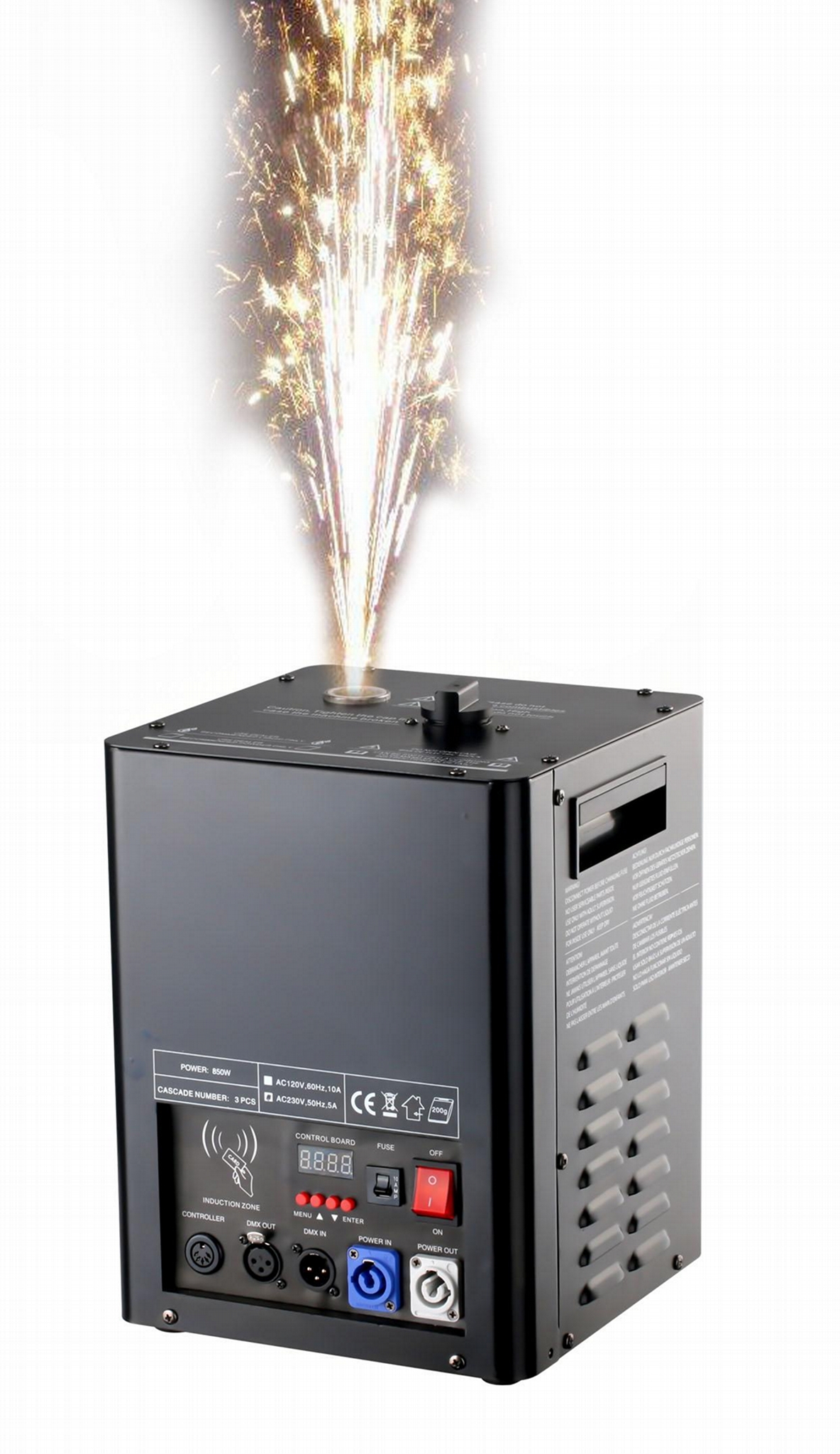 舞台喷花机 酒吧星火机 spark machine 智能冷焰