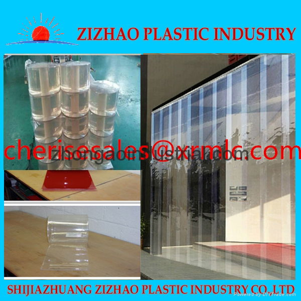 super clear PVC strip curtain, transparent pvc door curtain 001