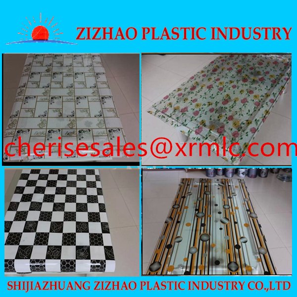 Printed PVC foam garden table cloth/outdoor table cloth 4