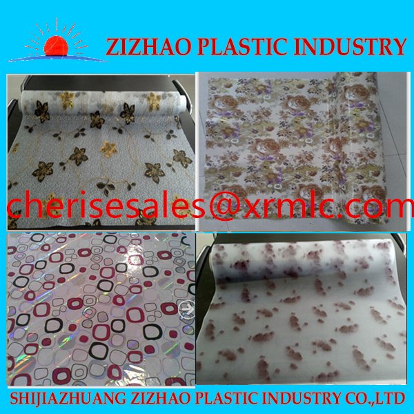Printed PVC foam garden table cloth/outdoor table cloth 5