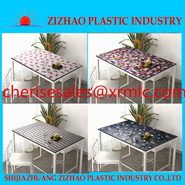 Transparent flexible pvc table cloth manufacturer 4