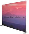 Tension fabric pop up display 