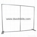 Tension fabric pop up display 