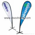 Teardrop flying banner stand  2