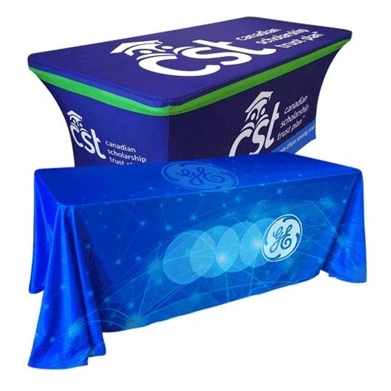trade show event table cover