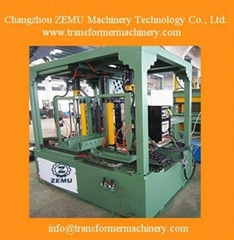 Corrugated fin automatic welding machine