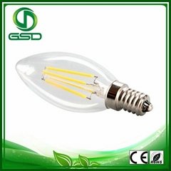 CE RoHS certified high LM 4w ra>80 led filament light