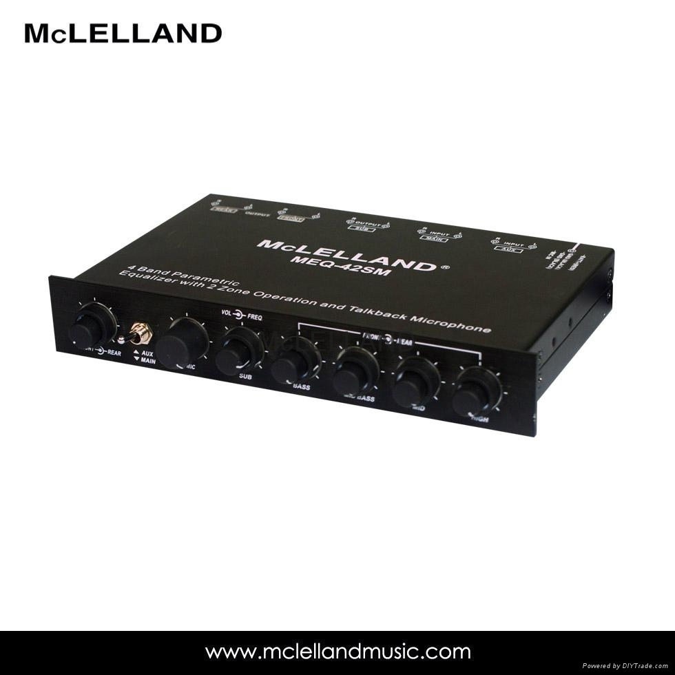 4band Equalizer with 2 Zone Operation Marine Equalizer (MEQ42SM