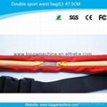 Double waist bags for running belt bag 2
