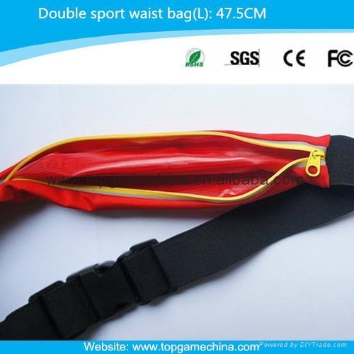 Waterproof sport elastic waist bag for men 4