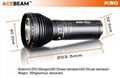 ACEBEAM K50 1600 lumens CREE XM-L2 LED flashlight 2